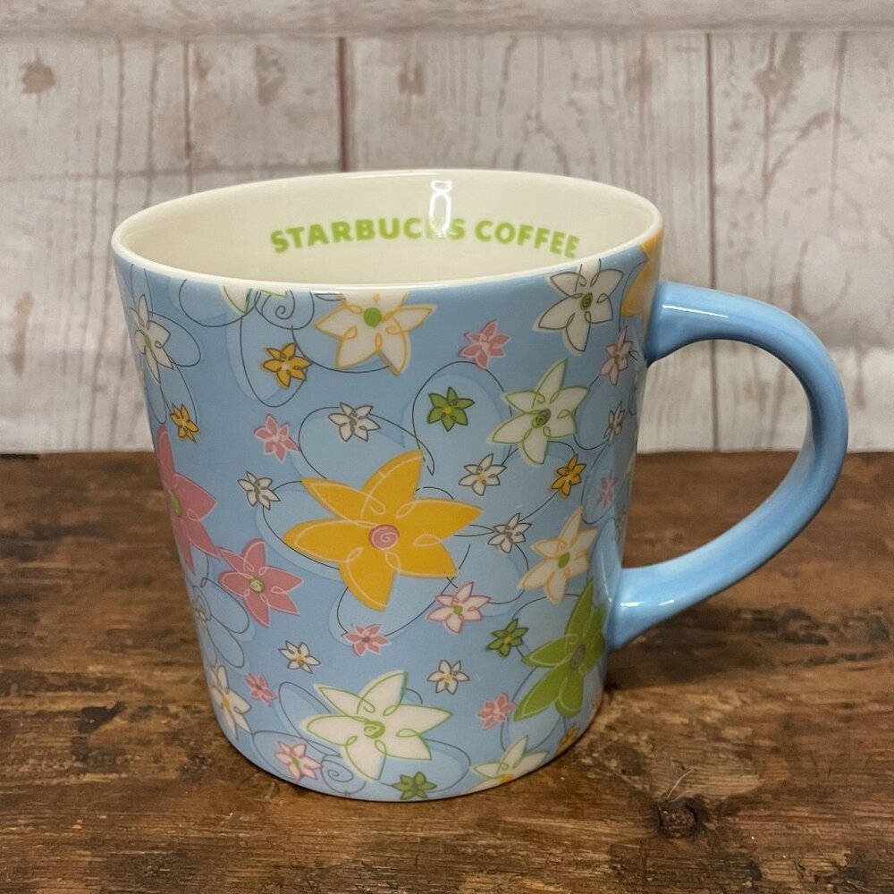 Starbucks 2005 Springtime Floral Mug